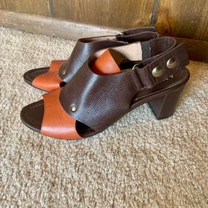 Vintage Anyi Lu color block heels